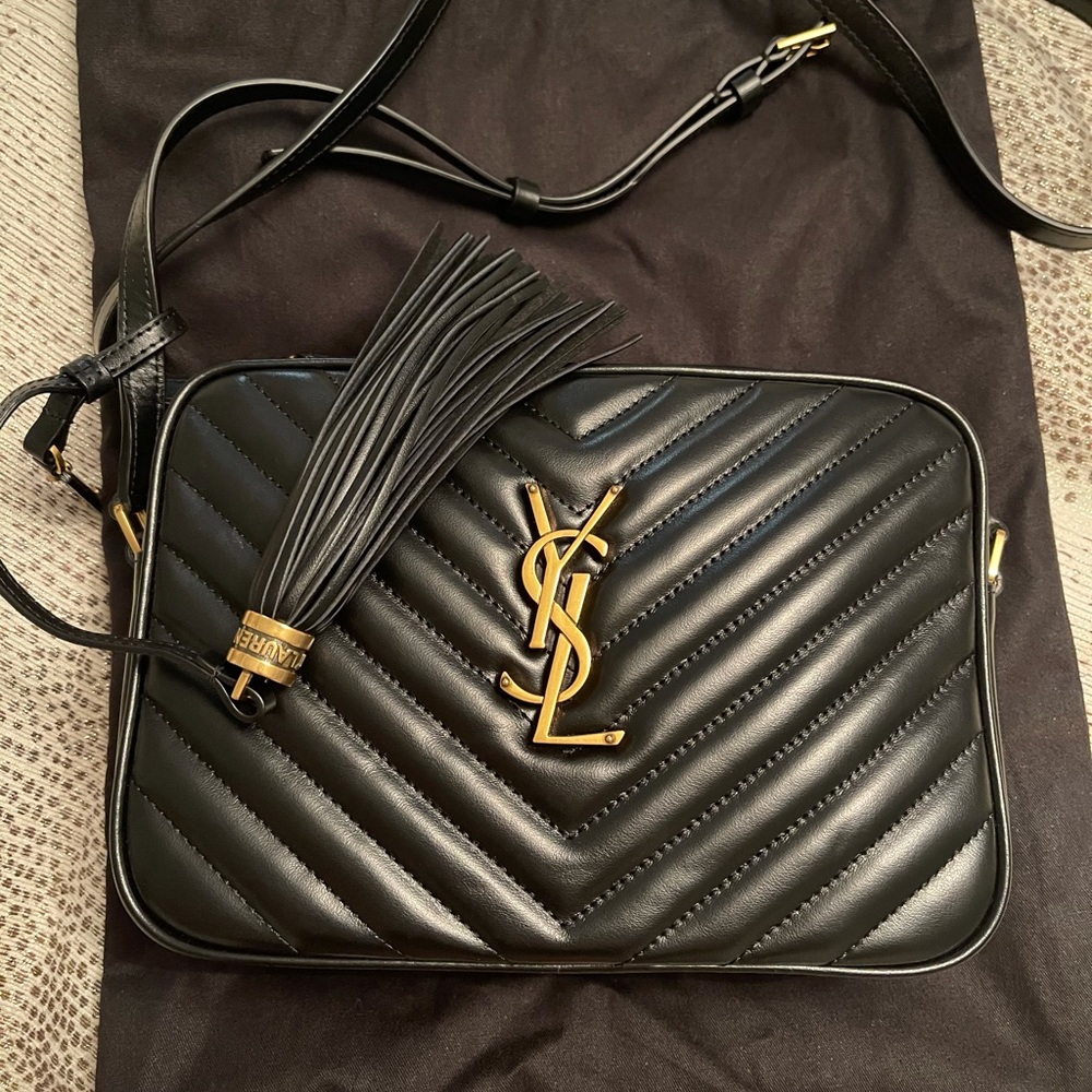 YSL crossbody black bag